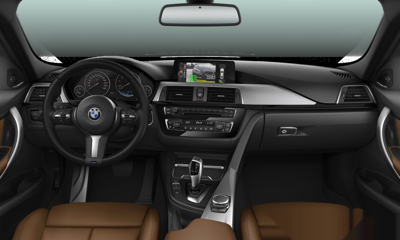 Interior of BMW 320i EfficientDynamics Edition (F30 (MUE)), VIN WBA8D5100GK808718