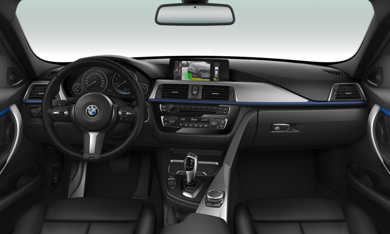 Interior of 2015 BMW 320i EfficientDynamics Edition (F30 (MUE)), VIN WBA8D5106G5C08495