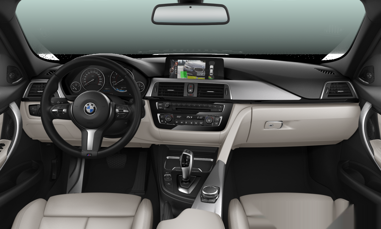Interior of BMW 320i EfficientDynamics Edition (F30 (MUE)), VIN WBA8D5106GK807783