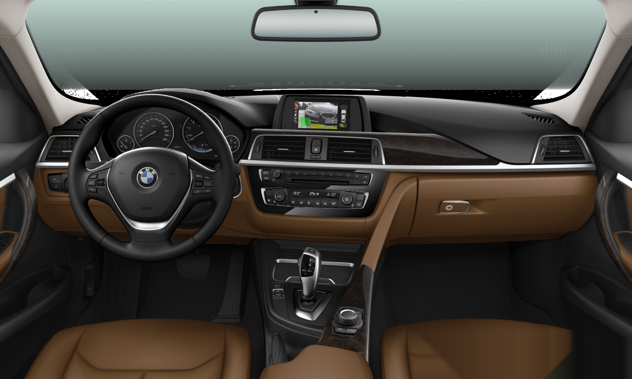 Interior of BMW 320i EfficientDynamics Edition (F30 (MUE)), VIN WBA8D5109GK809866