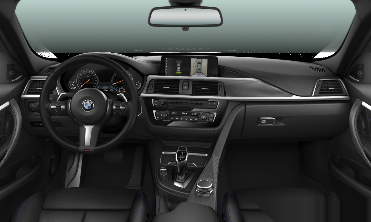 Interior of BMW 330i xDrive (F30 (MUE)), VIN WBA8D9G53JNU70019