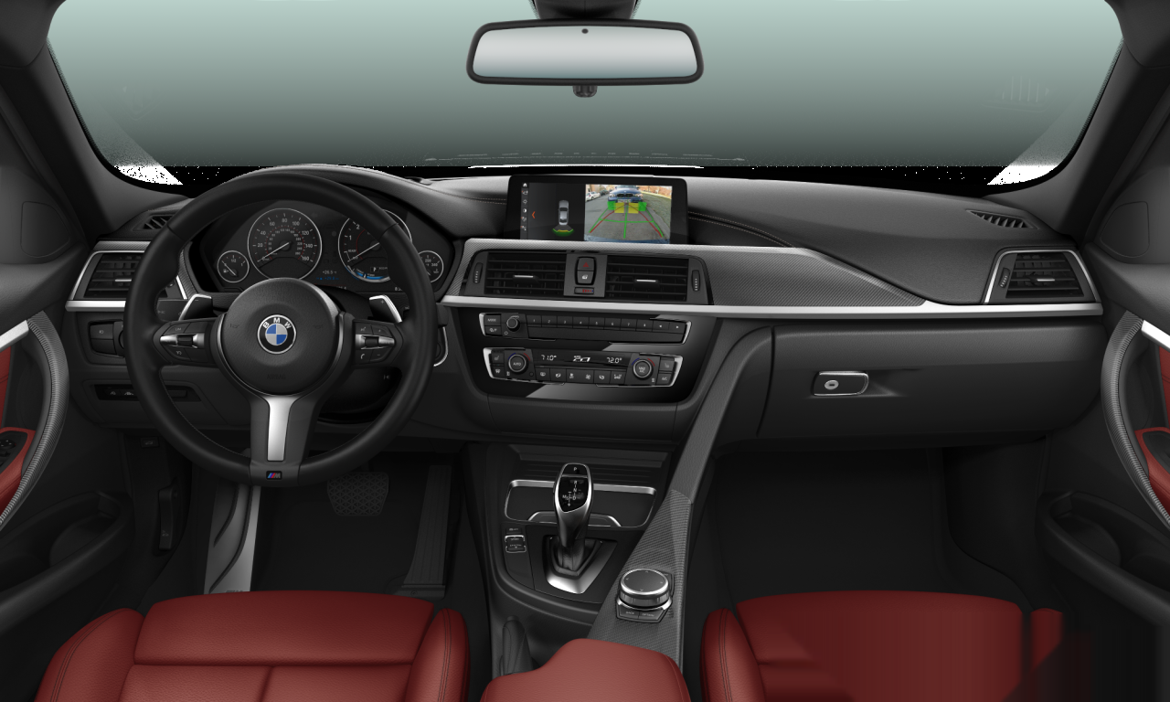 Interior of 2017 BMW 330i xDrive (F30 (MUE)), VIN WBA8D9G57JNU71299