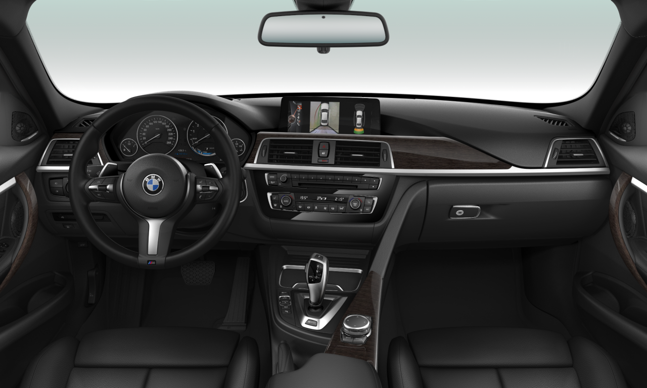 Interior of 2015 BMW 330e iPerformance (F30 (MUE)), VIN WBA8E110X0K415756