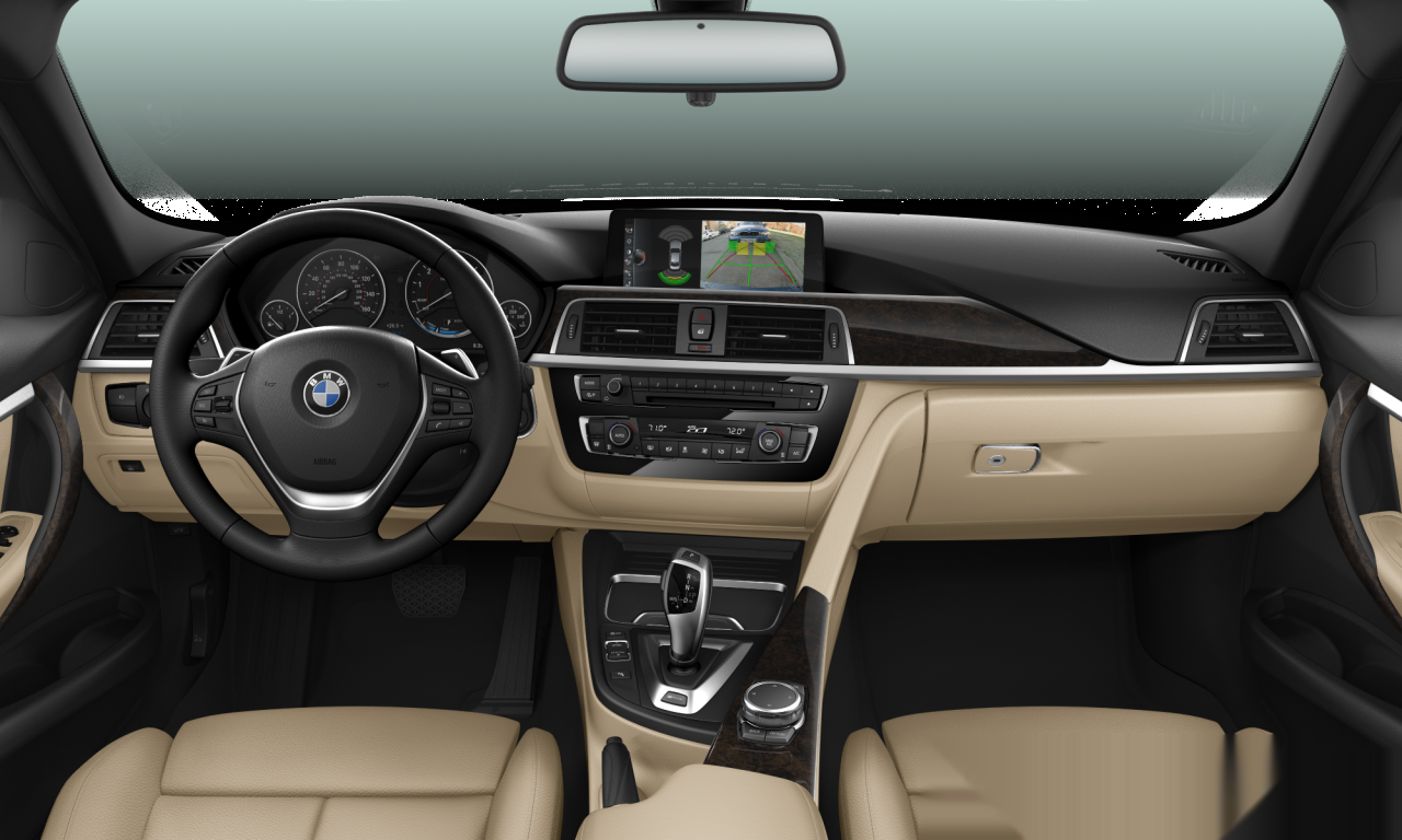 Interior of 2016 BMW 330e iPerformance (F30 (MUE)), VIN WBA8E1C5XHK895155