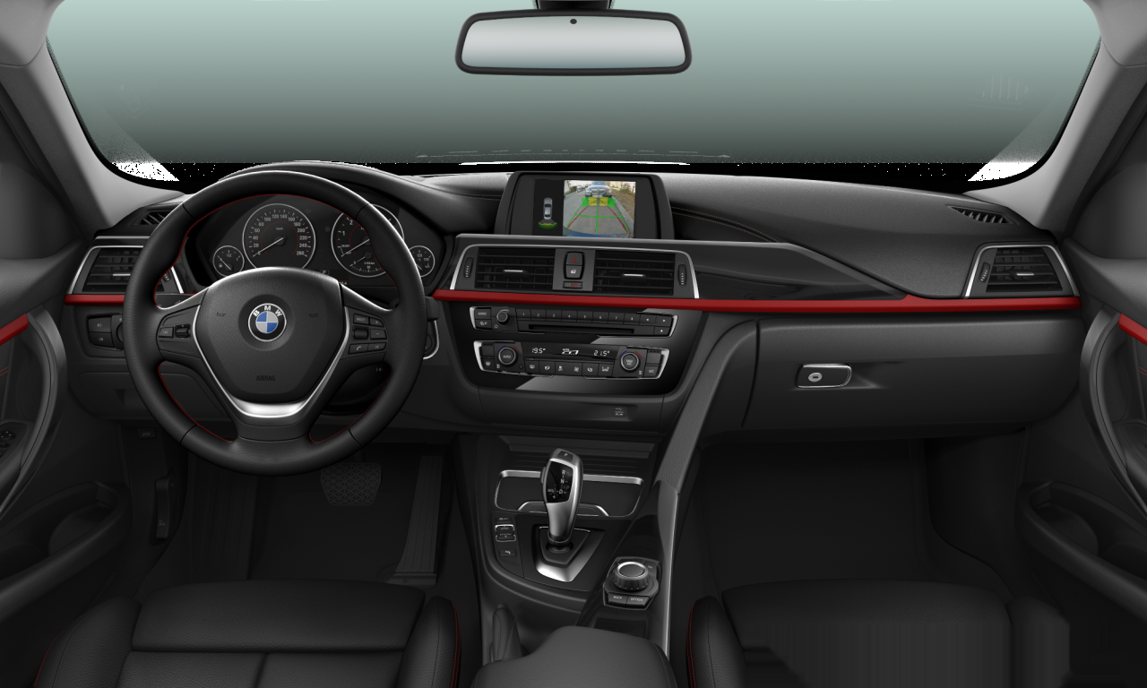 Interior of 2018 BMW 318i (F30 (MUE)), VIN WBA8E32010A554495