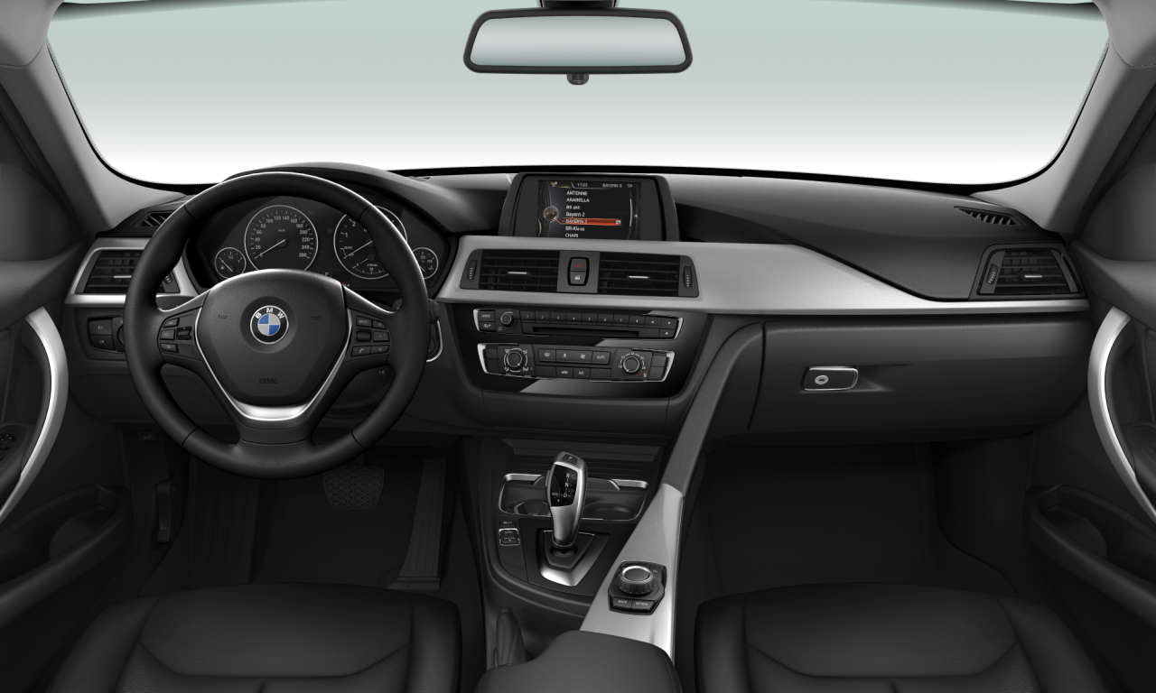 Interior of 2016 BMW 318i (F30 (MUE)), VIN WBA8E36000NT89669