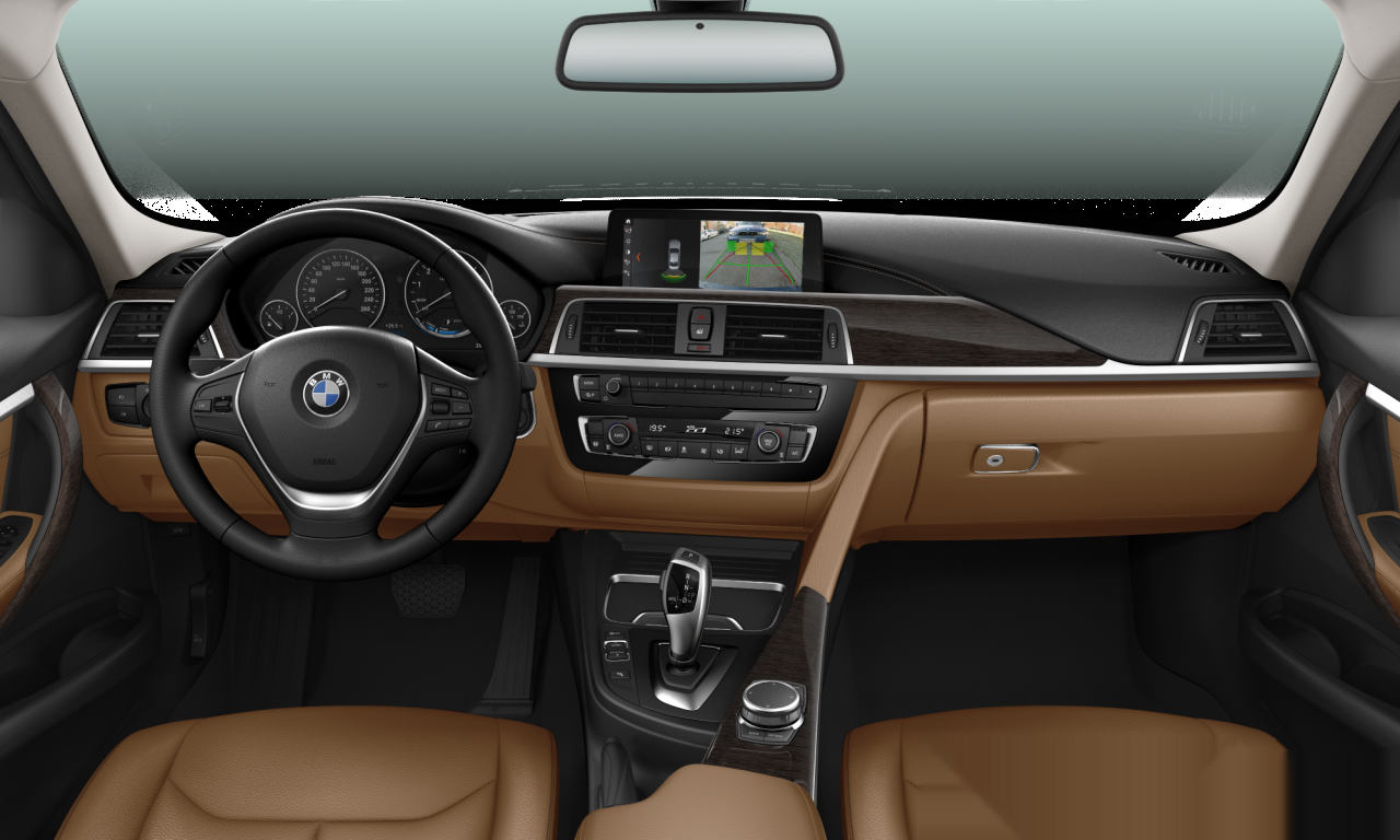 Interior of BMW 318i (F30 (MUE)), VIN WBA8E36000NU82627