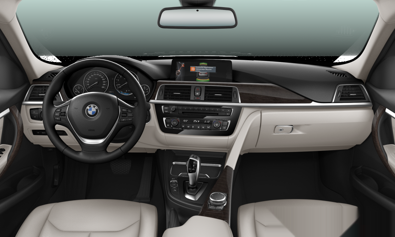 Interior of 2020 BMW 318i (F30 (MUE)), VIN WBA8E36040NT39096