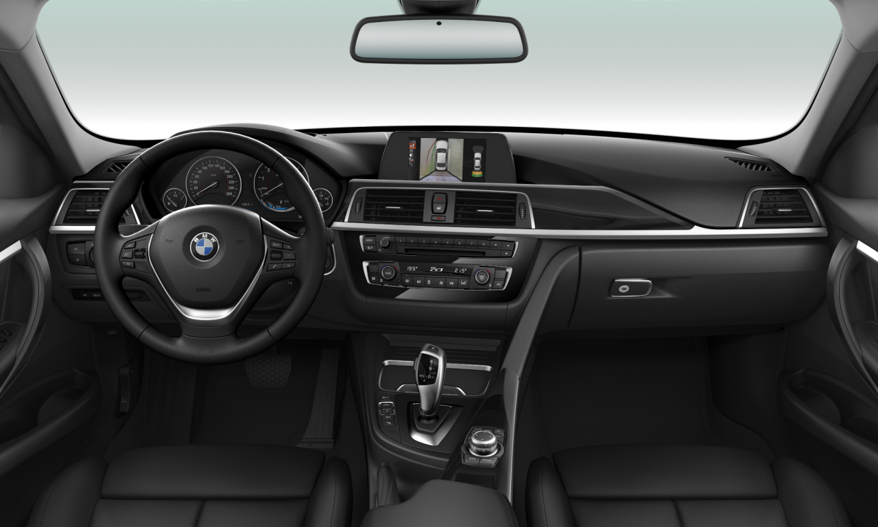 Interior of 2020 BMW 318i (F30 (MUE)), VIN WBA8E36040NU33205
