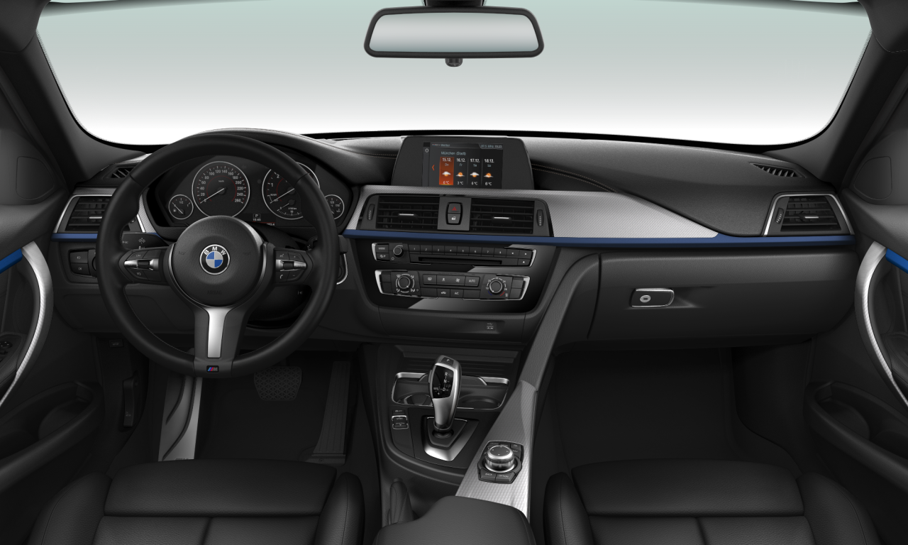 Interior of 2018 BMW 318i (F30 (MUE)), VIN WBA8E360X0NV13138