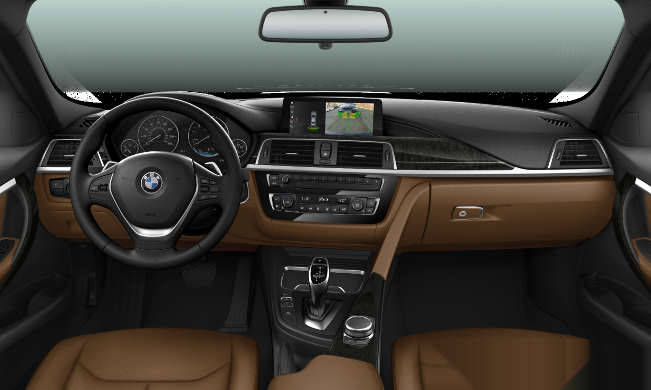 Interior of BMW 328i xDrive (F30 (MUE)), VIN WBA8E3C52GP974509