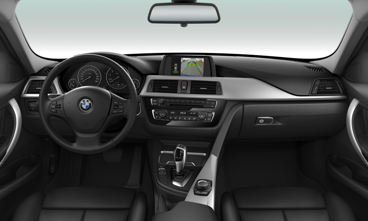 Interior of BMW 320i xDrive (F30 (MUE)), VIN WBA8E5G57JNU46750