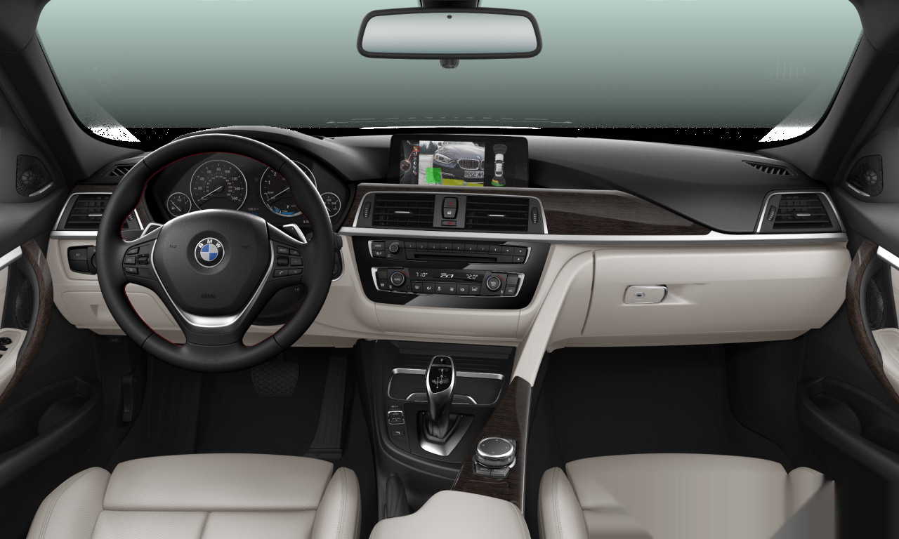 Interior of 2015 BMW 328i (F30 (MUE)), VIN WBA8E9G59GNT44964