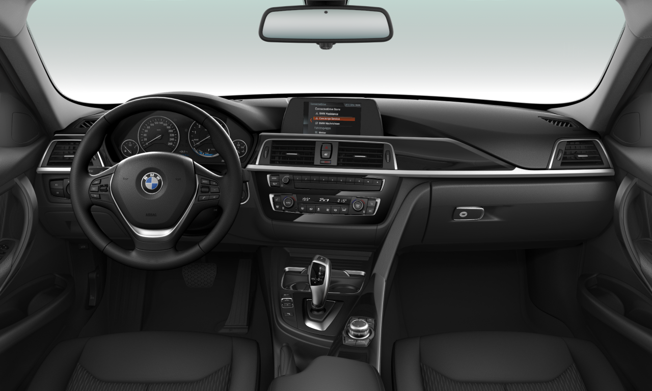 Interior of 2018 BMW 320i (F31 (MUE)), VIN WBA8G31060AF86051