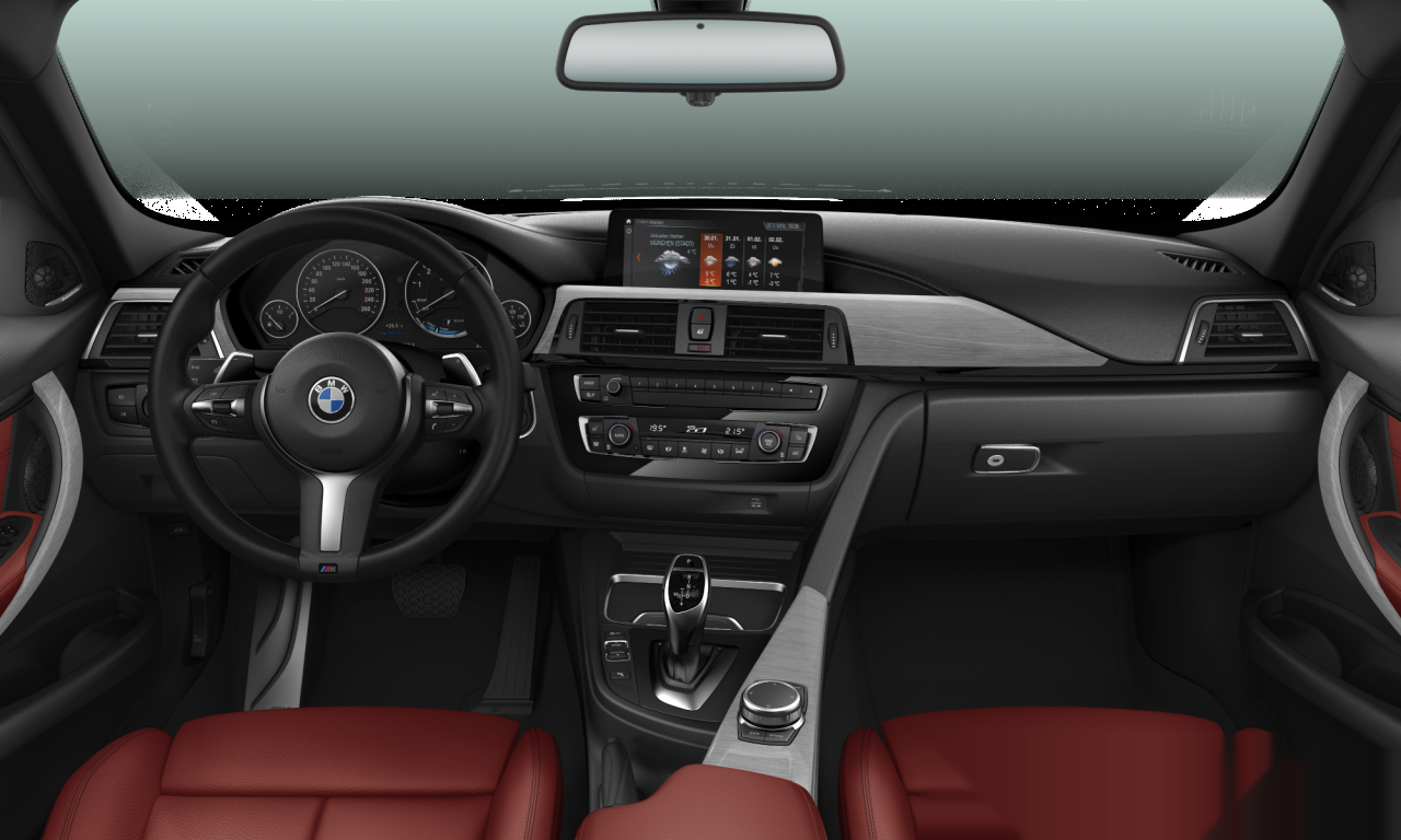 Interior of BMW 320i (F31 (MUE)), VIN WBA8G32070A829104