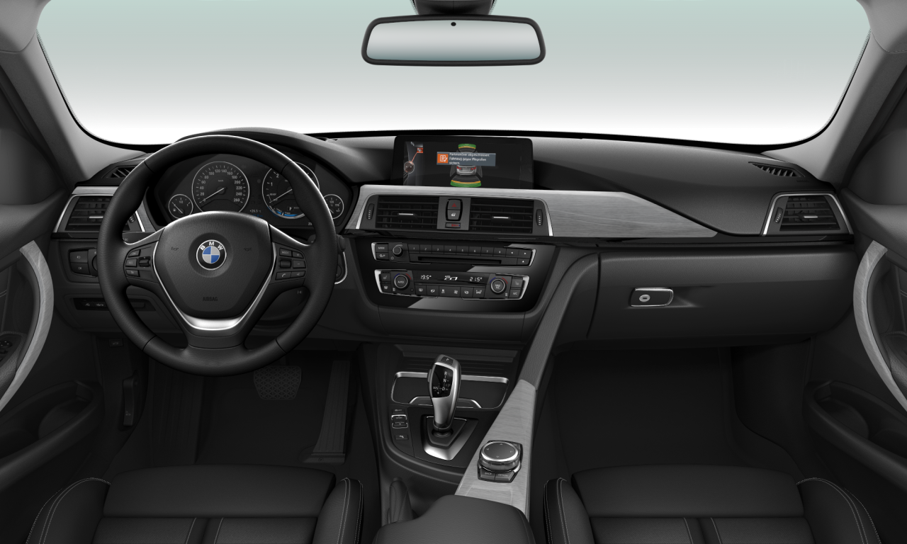 Interior of 2016 BMW 320i xDrive (F31 (MUE)), VIN WBA8G51070K390767