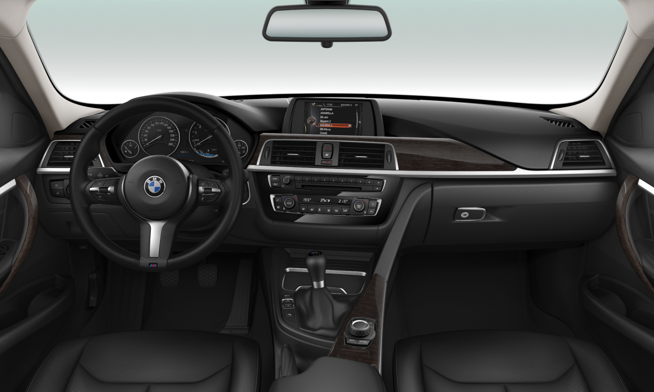 Interior of BMW 330i (F31 (MUE)), VIN WBA8G71060K393235