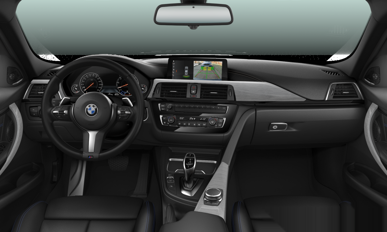 Interior of BMW 340i (F31 (MUE)), VIN WBA8H12010AE83698