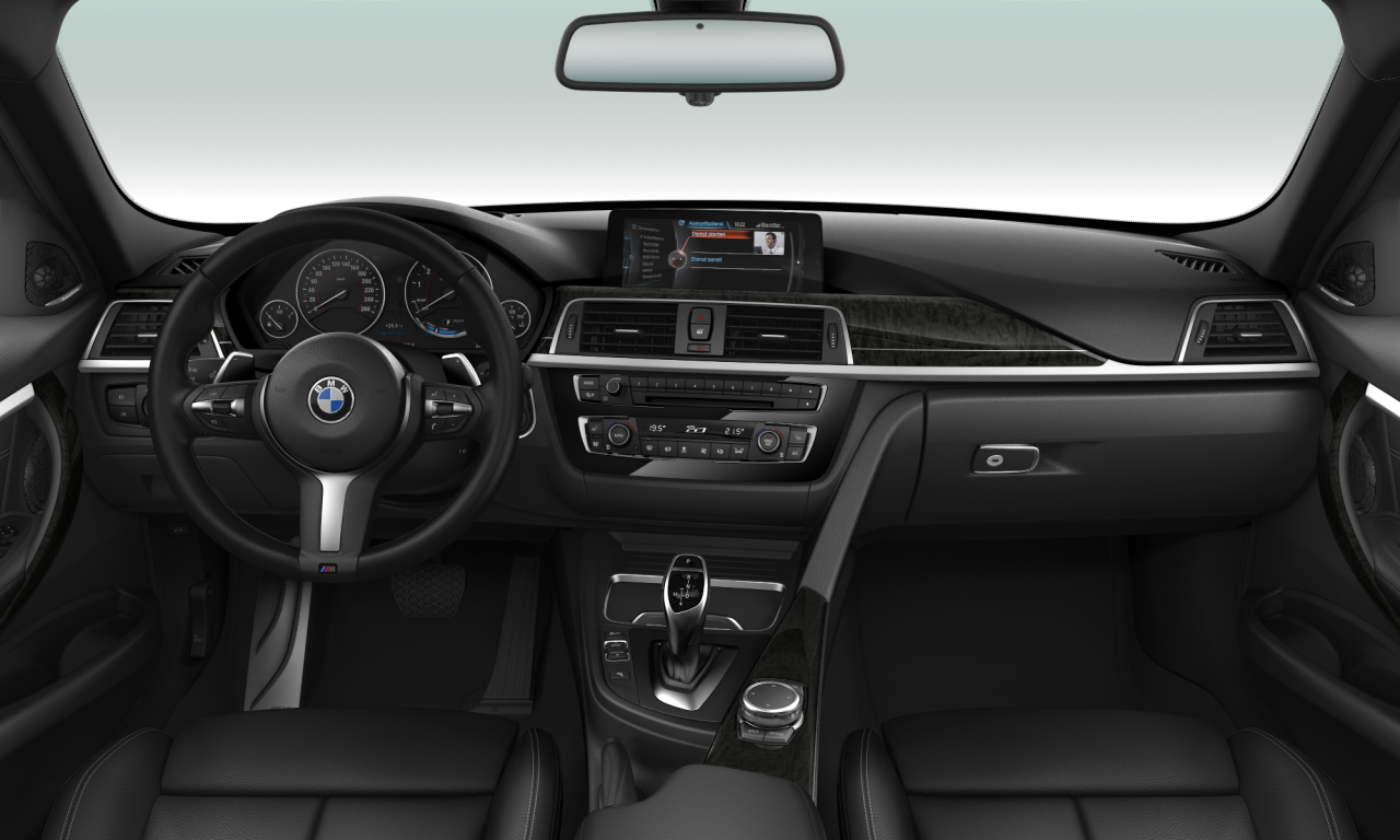 Interior of 2016 BMW 340i (F31 (MUE)), VIN WBA8H12040K443543