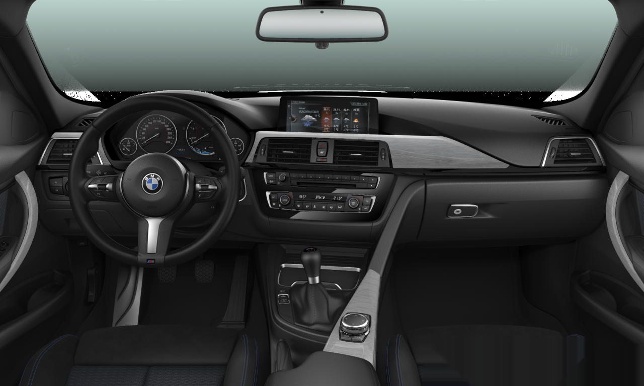 Interior of 2016 BMW 318d xDrive (F31 (MUE)), VIN WBA8H5103HK741621