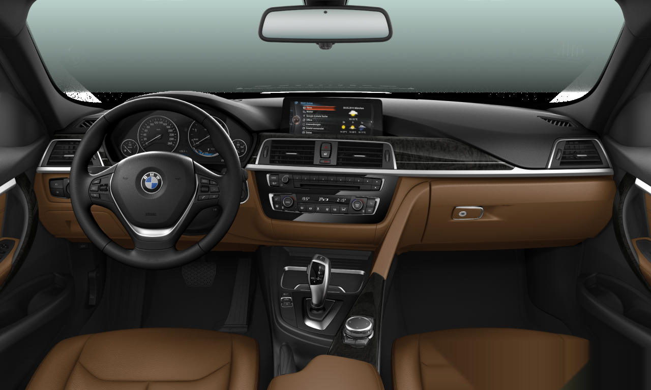 Interior of 2015 BMW 318d (F31 (MUE)), VIN WBA8H71070K357910