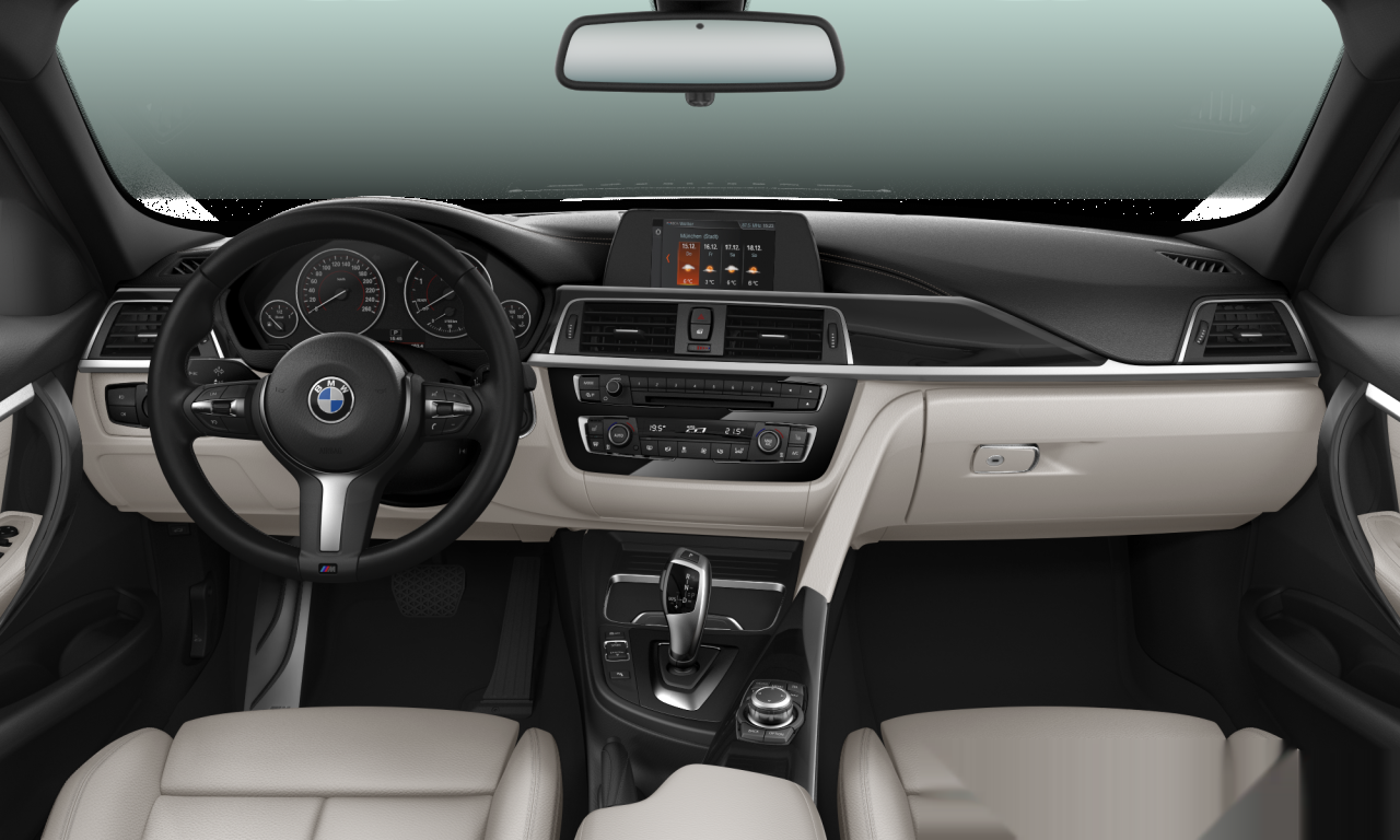 Interior of BMW 318d (F31 (MUE)), VIN WBA8H72000K508925