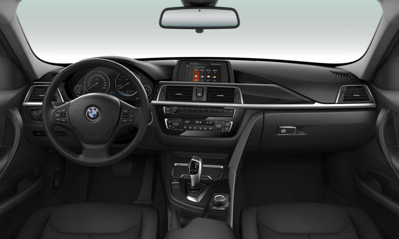 Interior of 2018 BMW 320d (F31 (MUE)), VIN WBA8H9106KA856430