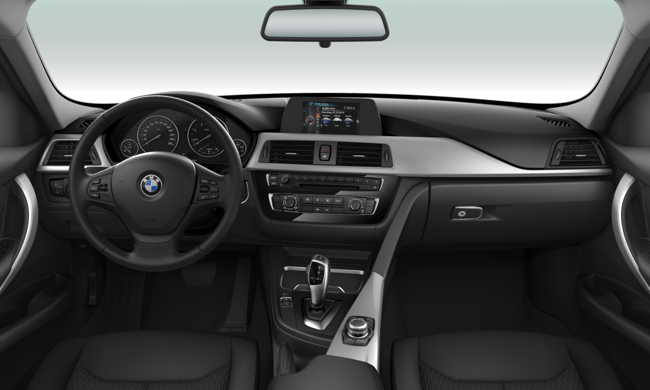 Interior of 2017 BMW 320d (F31 (MUE)), VIN WBA8H910X0A087380