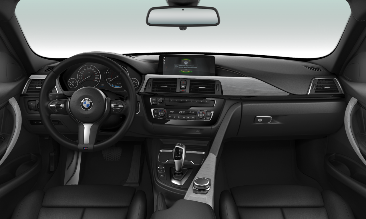 Interior of BMW 320d xDrive (F31 (MUE)), VIN WBA8J11000A199577