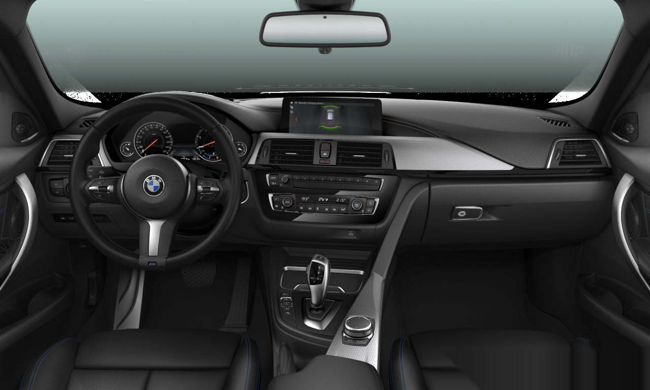 Interior of BMW 320d xDrive (F31 (MUE)), VIN WBA8J1104KA714843