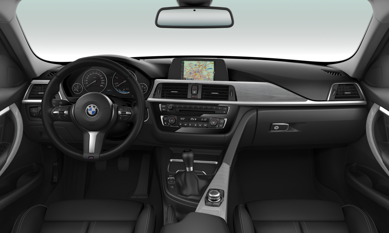 Interior of BMW 320d xDrive (F31 (MUE)), VIN WBA8J11050K819088