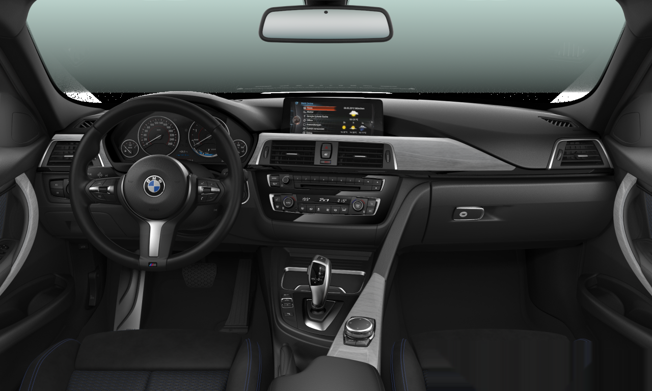 Interior of 2015 BMW 320d xDrive (F31 (MUE)), VIN WBA8J110XGK626350