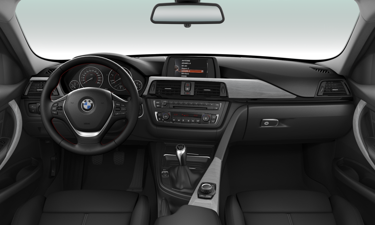Interior of 2014 BMW 318d xDrive (F31), VIN WBA8J3109FF698823