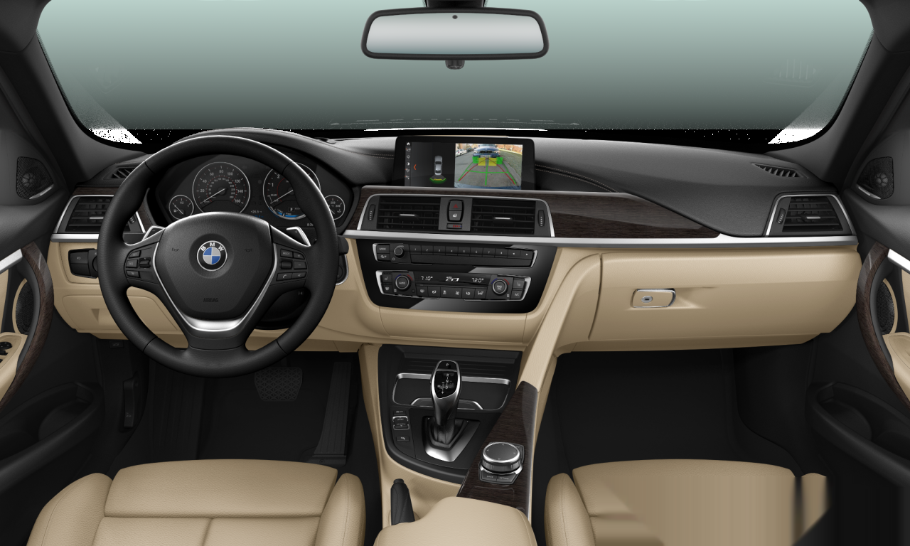 Interior of 2017 BMW 330i xDrive (F31 (MUE)), VIN WBA8K3C57JA483601