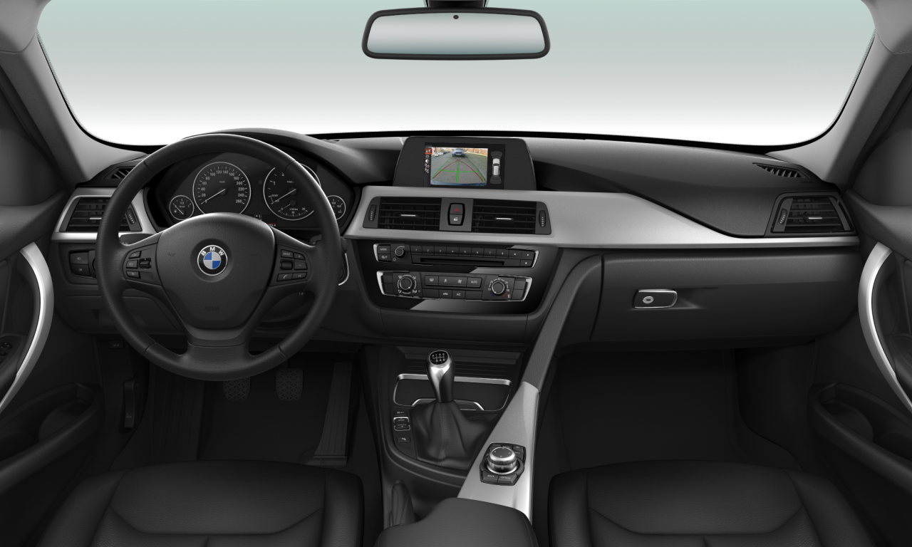 Interior of BMW 316d (F31 (MUE)), VIN WBA8L71010K783154