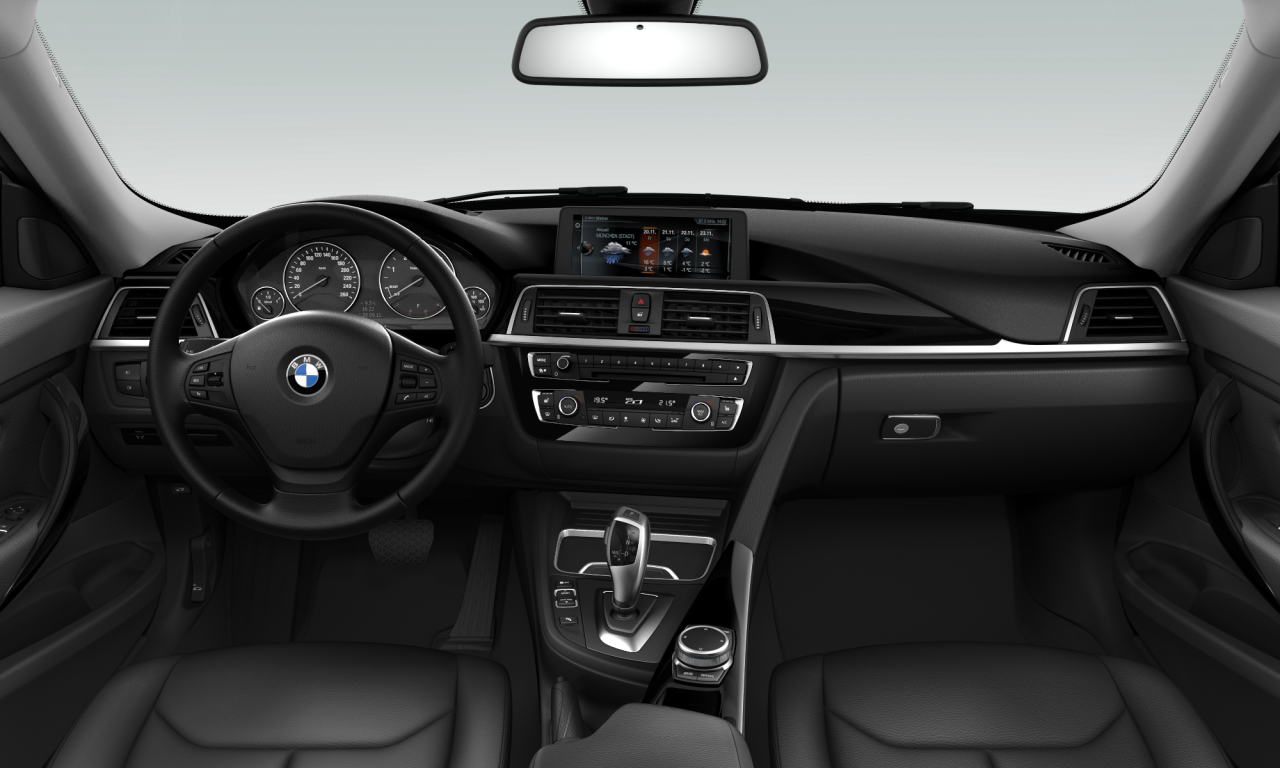Interior of 2017 BMW 320d (F34 (MUE)), VIN WBA8T3104HG802027