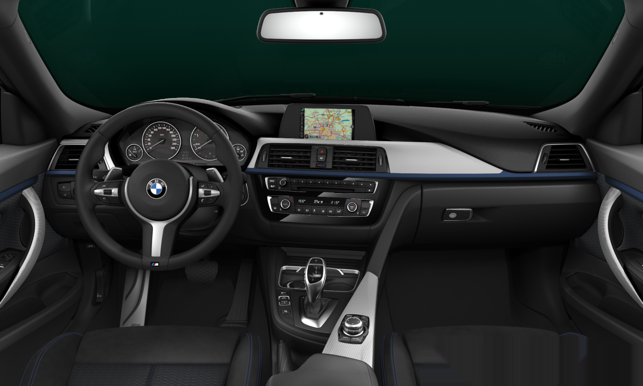 Interior of BMW 320d xDrive (F34 (MUE)), VIN WBA8T51030G537701
