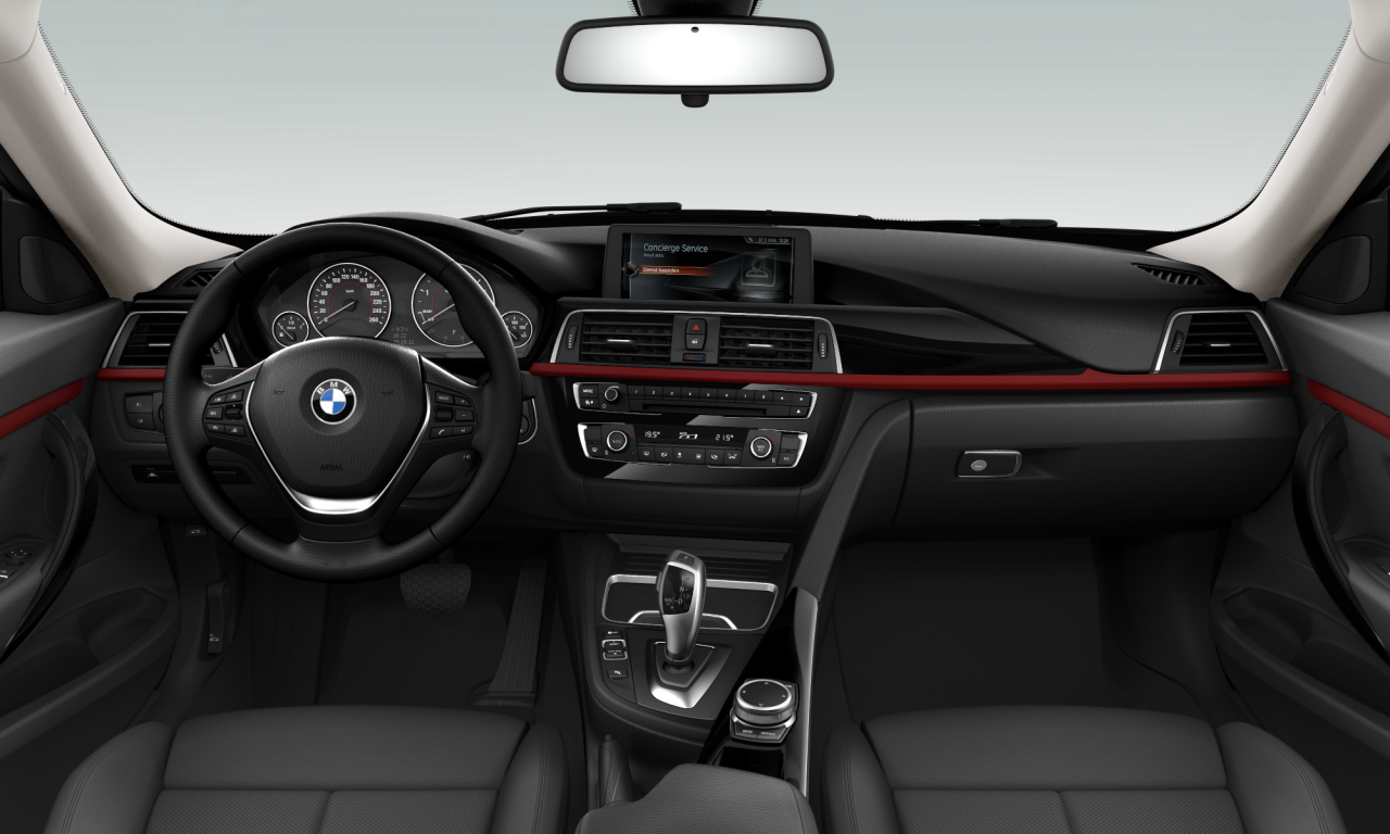 Interior of 2017 BMW 320d xDrive (F34 (MUE)), VIN WBA8T51080G819025