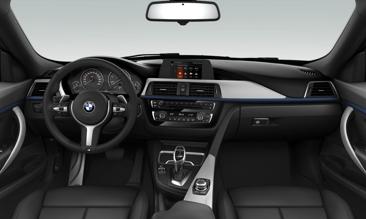 Interior of 2017 BMW 320d xDrive (F34 (MUE)), VIN WBA8T52030G572933