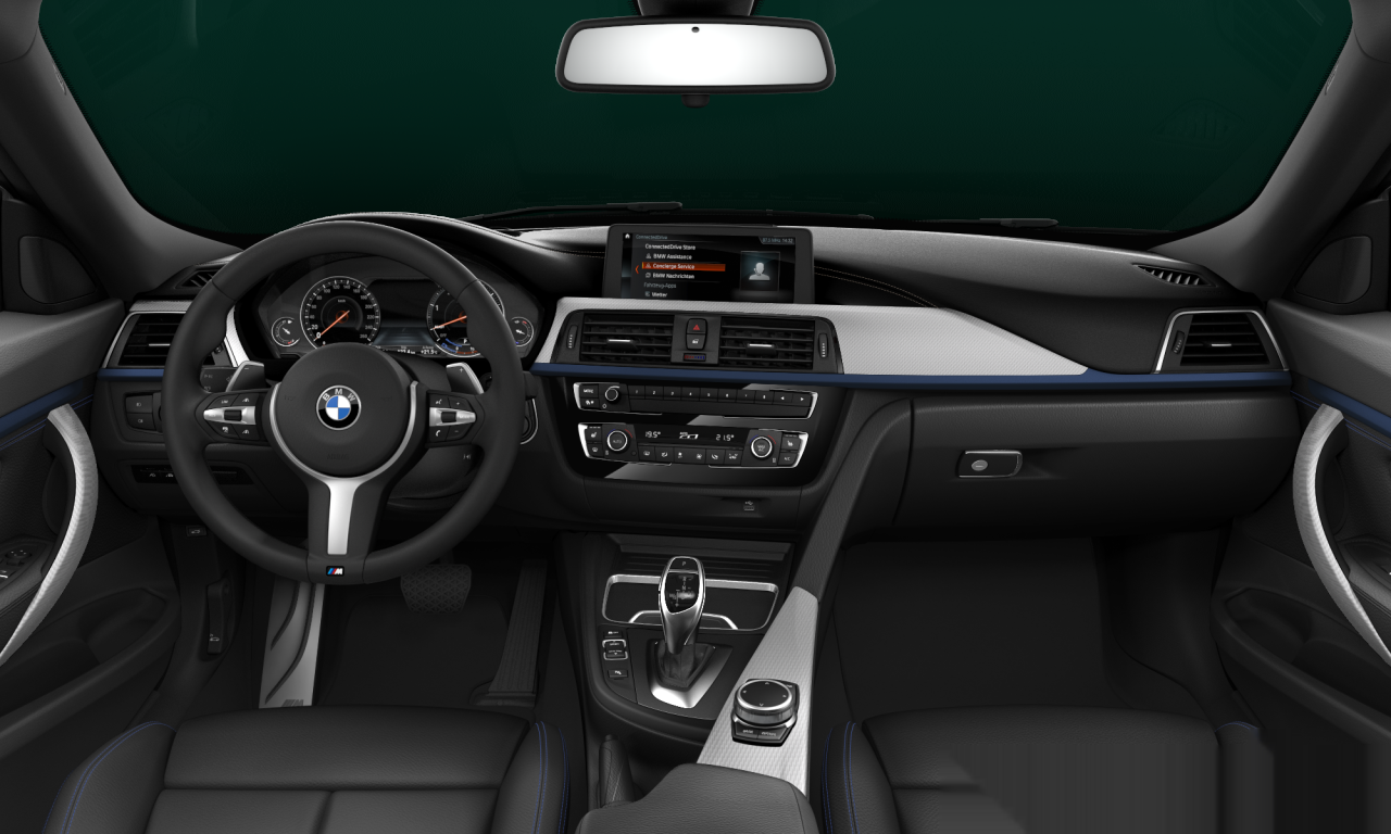 Interior of BMW 330d (F34 (MUE)), VIN WBA8T71080BB96114