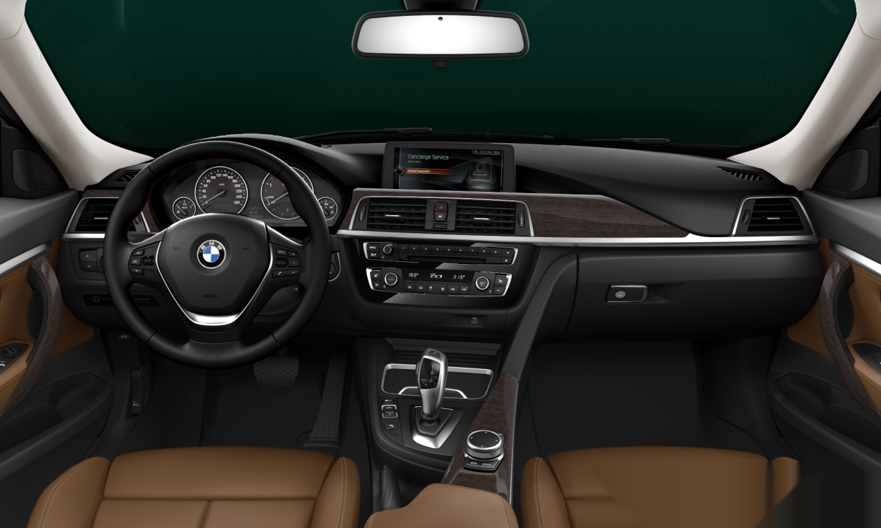 Interior of BMW 330d xDrive (F34 (MUE)), VIN WBA8T910X0G530901