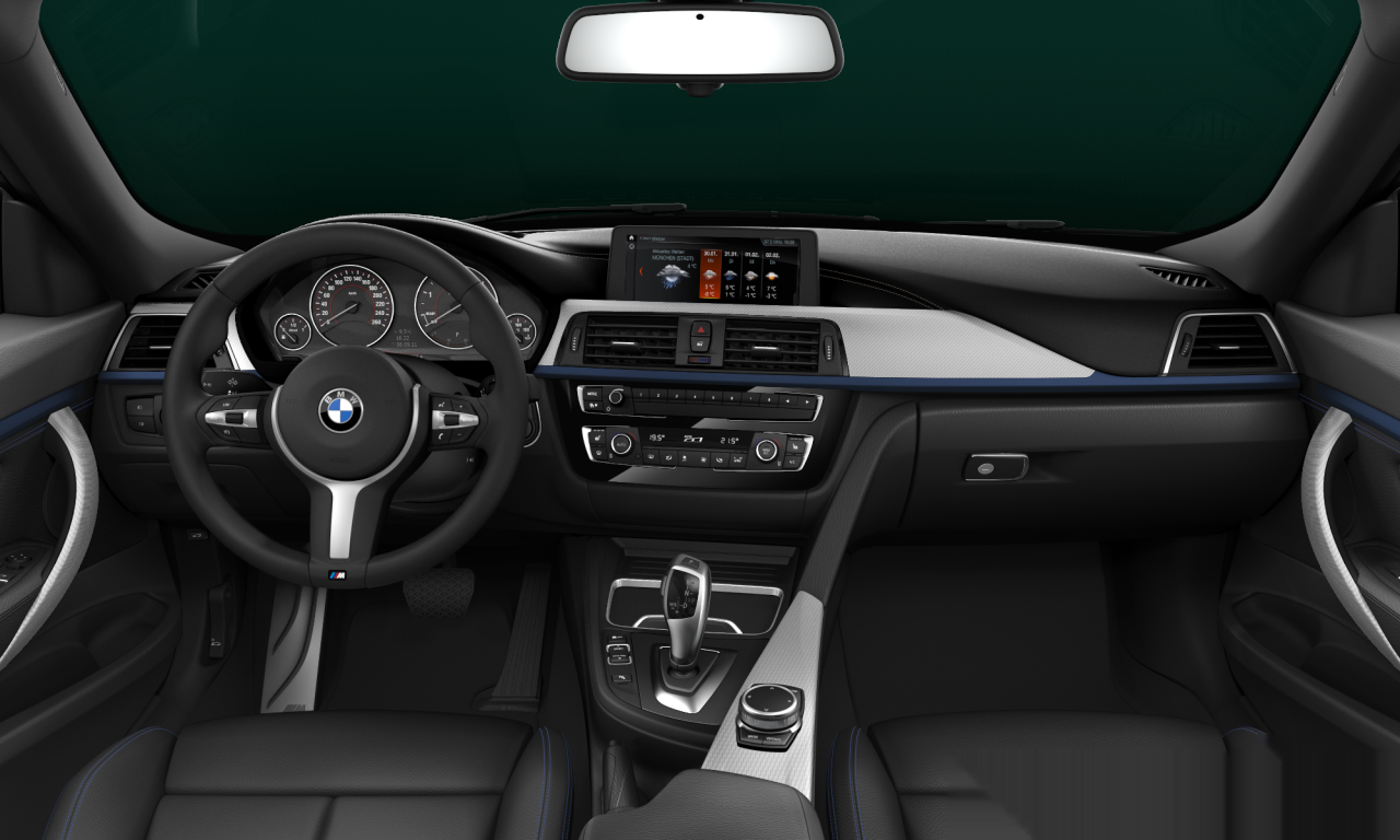 Interior of 2018 BMW 318d (F34 (MUE)), VIN WBA8X11090BH25622