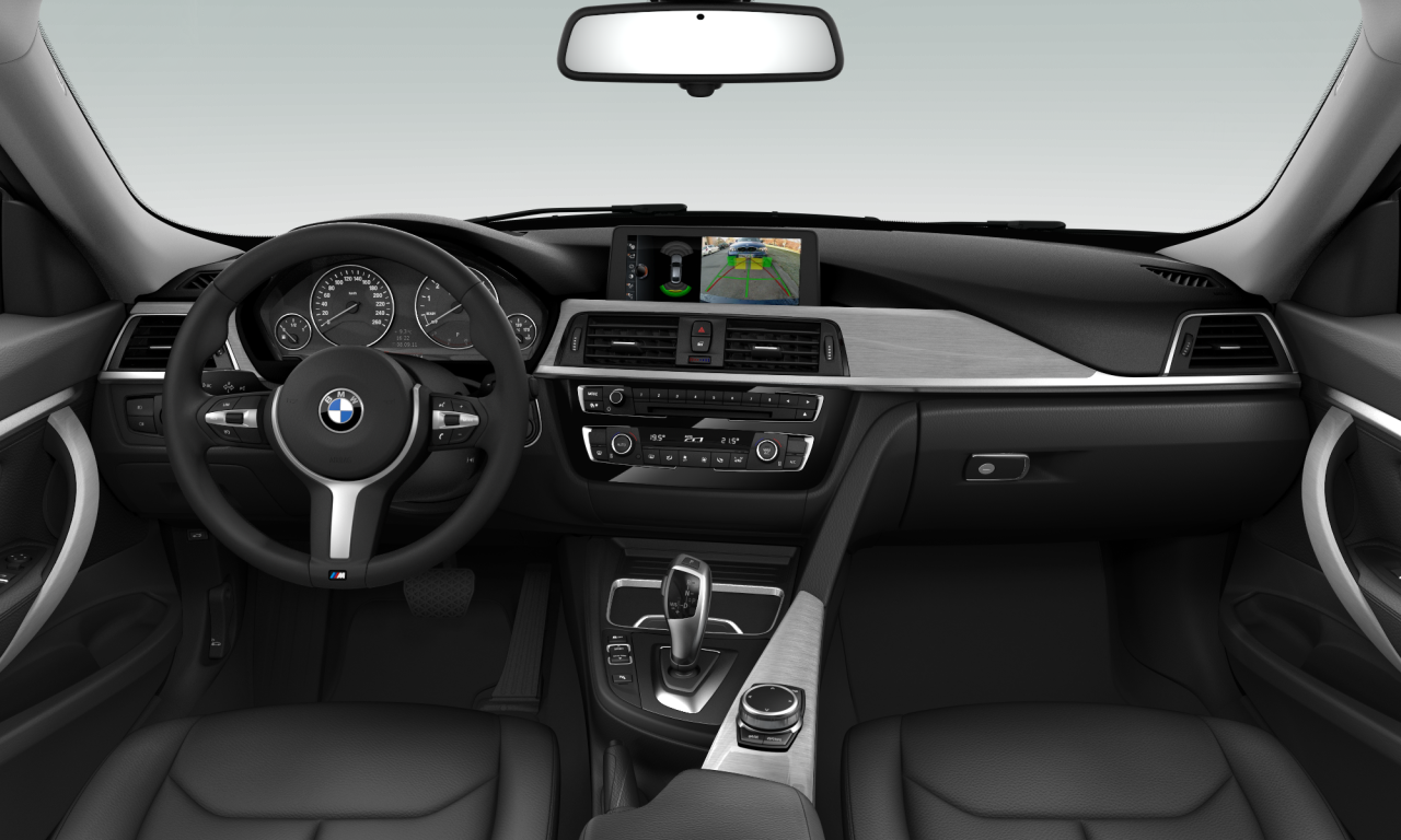 Interior of BMW 320i xDrive (F34 (MUE)), VIN WBA8X51010G444857