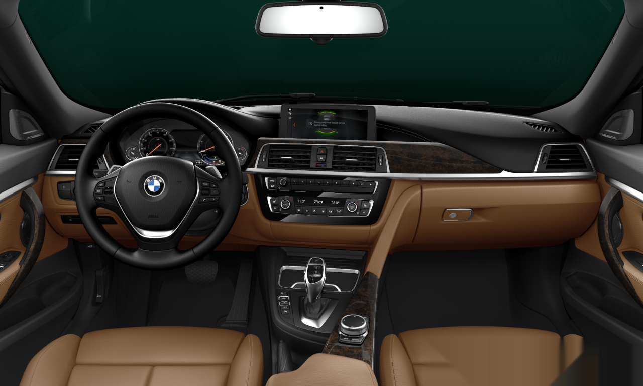 Interior of BMW 340i xDrive (F34 (MUE)), VIN WBA8Y3C57JG451503