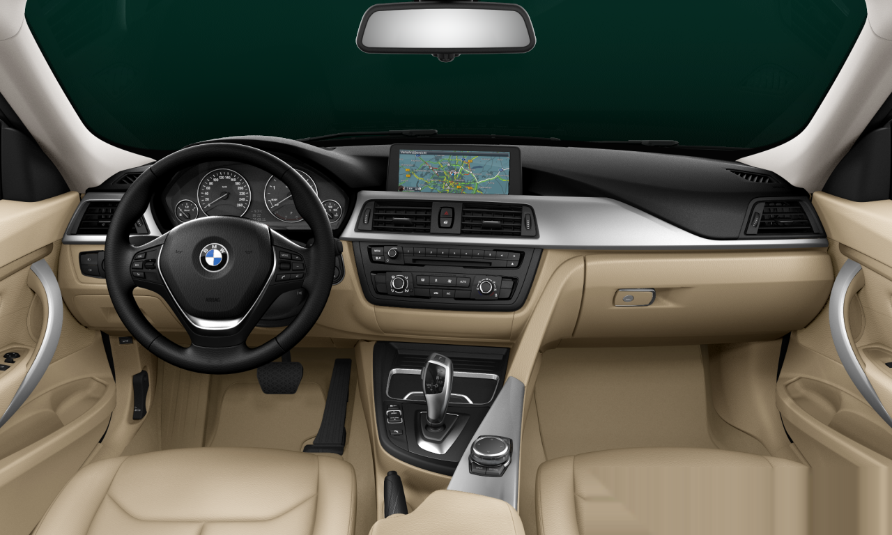 Interior of 2016 BMW 318d (F34), VIN WBA8Y51020G576166
