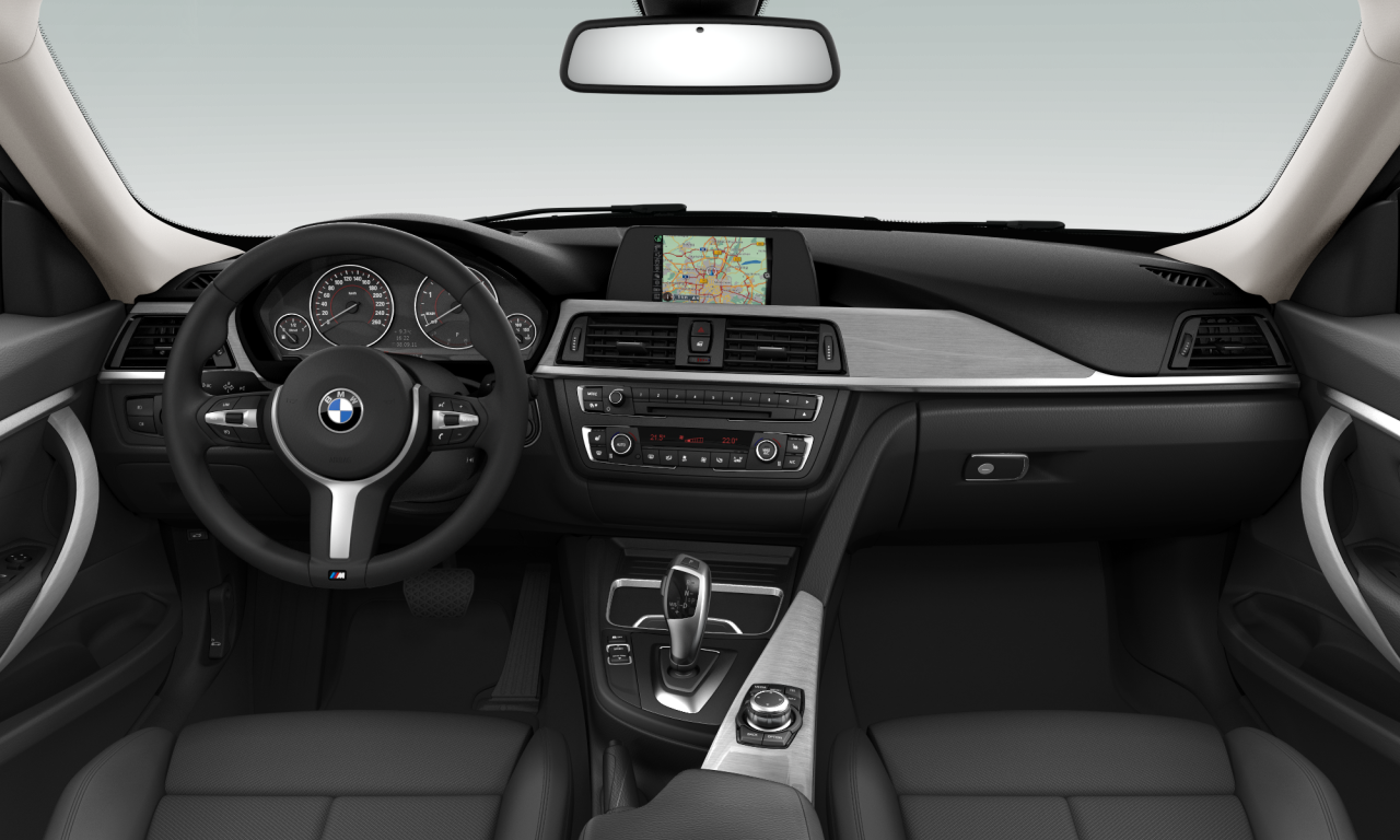 Interior of BMW 320d (F34), VIN WBA8Y71060G396412