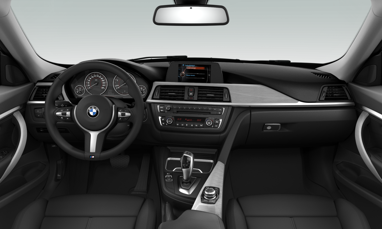 Interior of BMW 320d (F34), VIN WBA8Y71070G399318