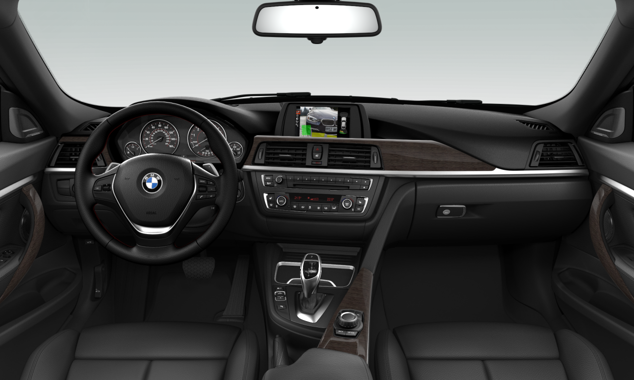 Interior of BMW 328i xDrive (F34), VIN WBA8Z5C50GGS38247