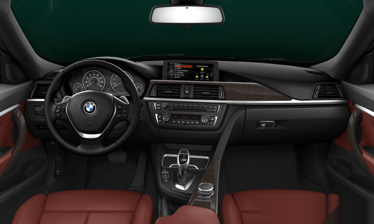 Interior of BMW 328i xDrive (F34), VIN WBA8Z5C54GG500433