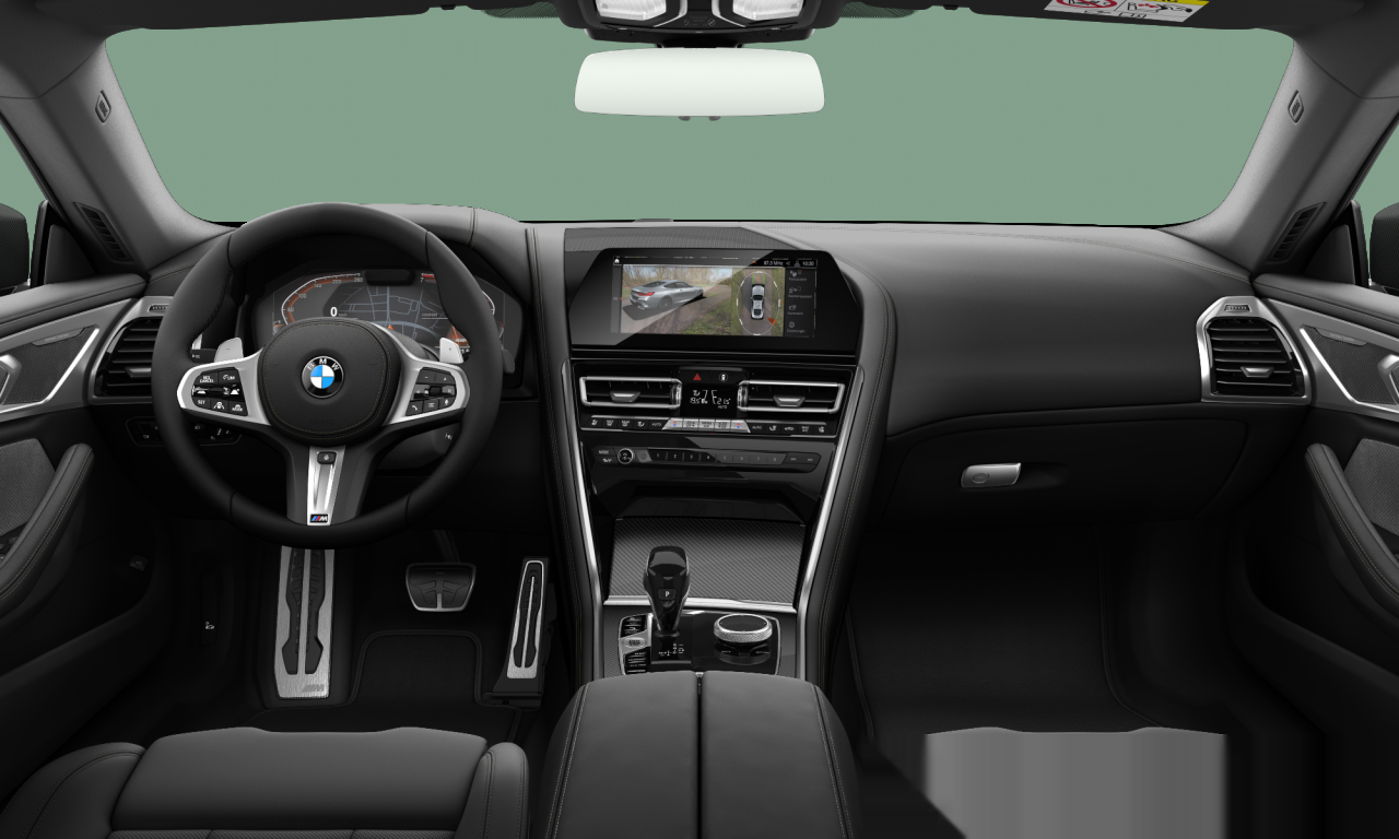 Interior of BMW 840i (G15), VIN WBAAE22050CF81430
